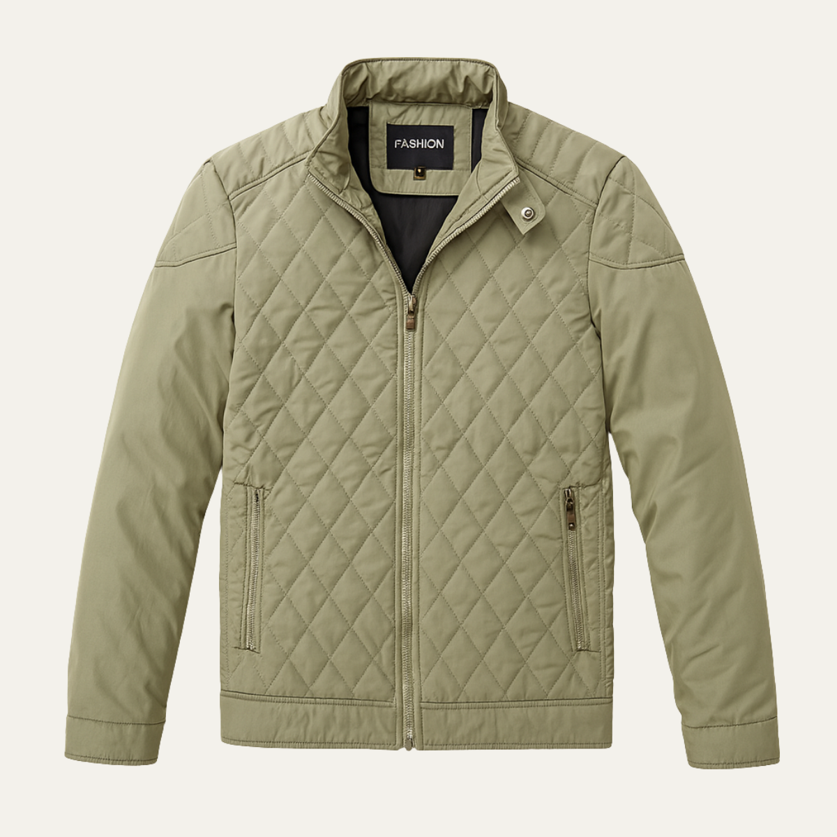 Men's Quilted Insulated Winter Jacket - VibreMode