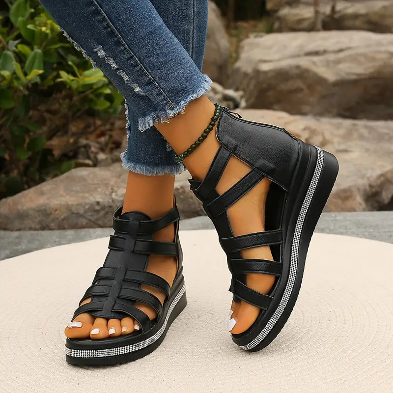 Women's Multi-Strap Platform Sandals