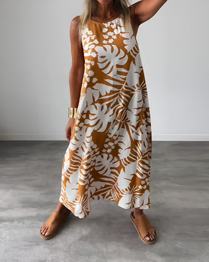 Women's Elegant Evening Dress Sleeveless Draped