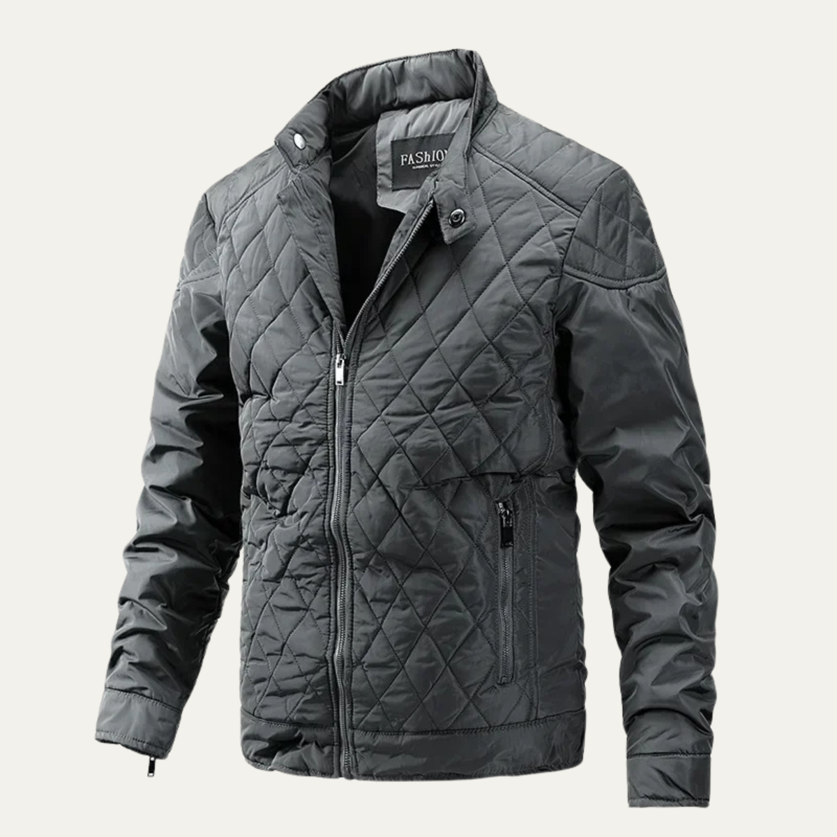 Men's Quilted Insulated Winter Jacket