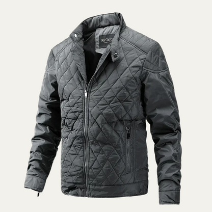 Men's Quilted Insulated Winter Jacket