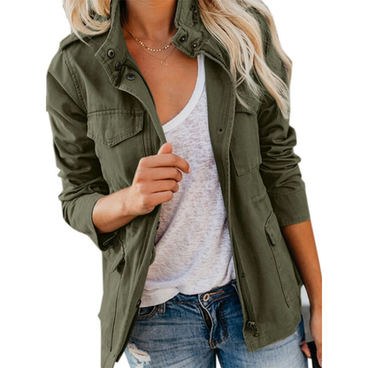 Women's Casual Zip Up Jacket Comfortable