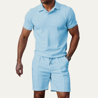 Men's Trendy Shirt And Shorts Set