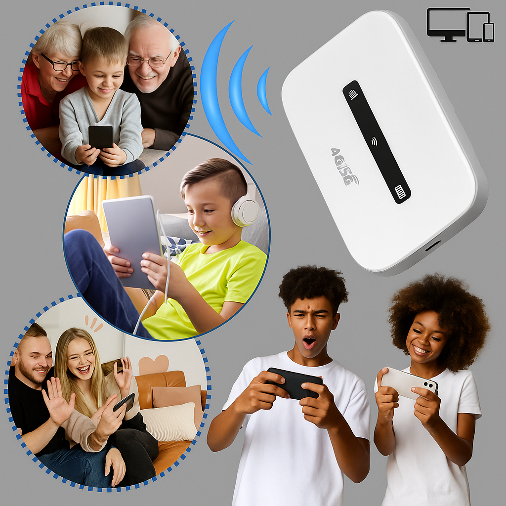 Portable Wi-Fi Router Mobile Internet Access