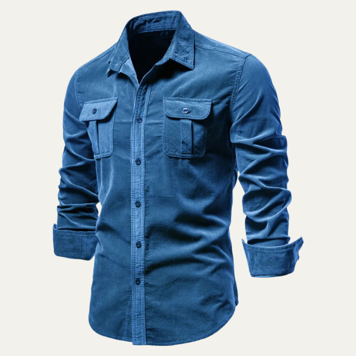 Men's Slim Fit Corduroy Shirt