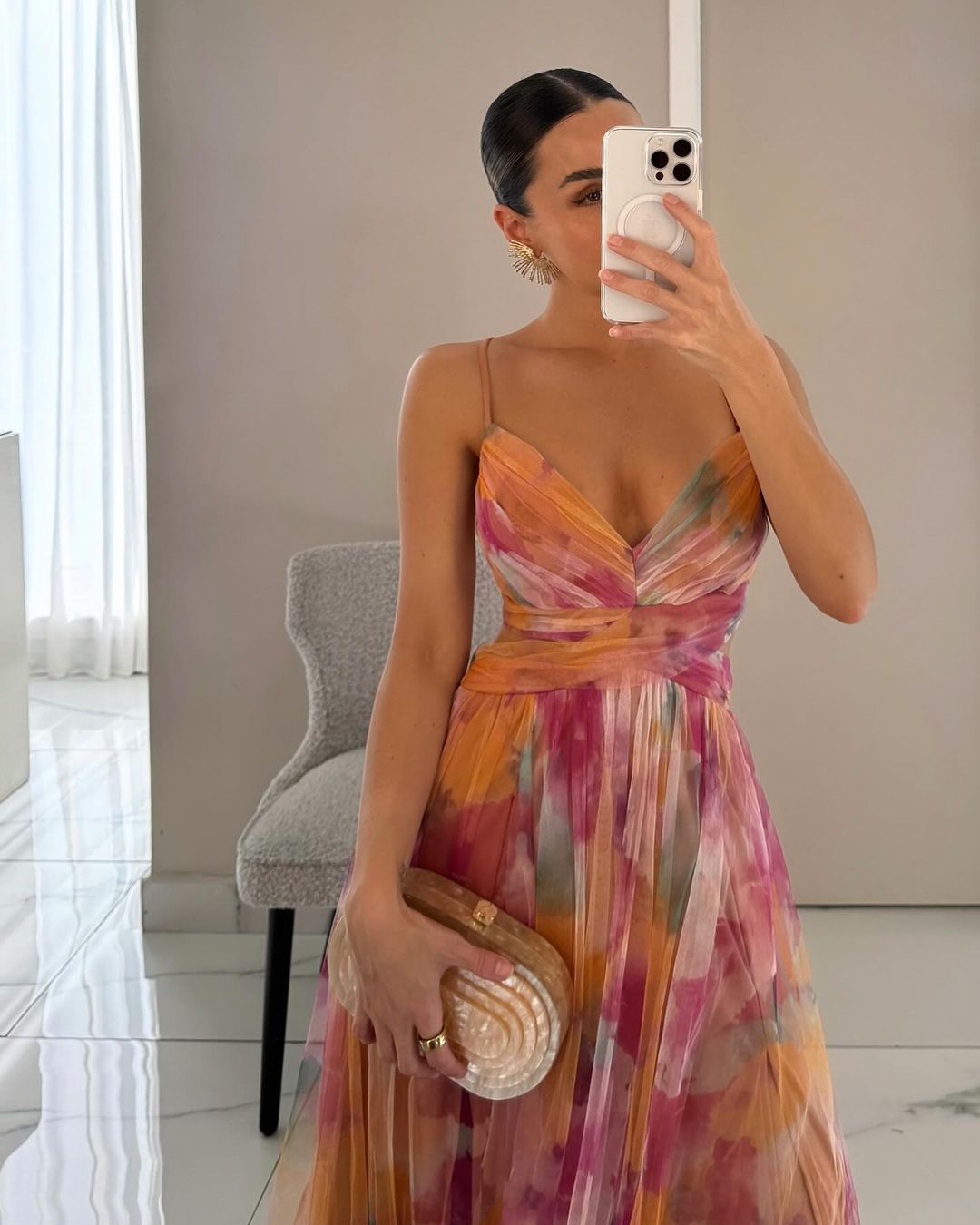 Sunny Women's Strapless Flowy Maxi Dress