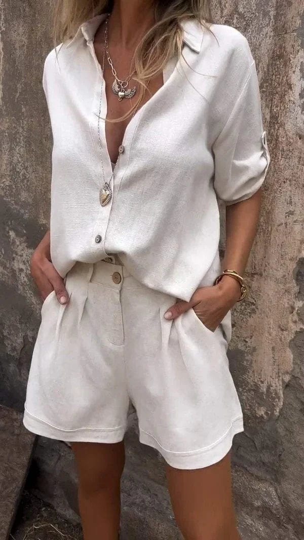 Comfortable Athletic Shorts and Top Outfit