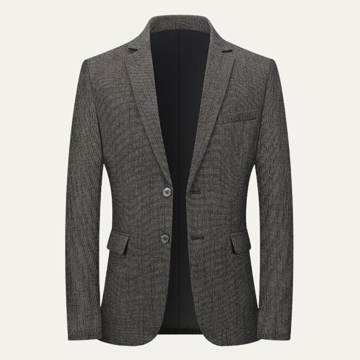 Men's Slim Fit Blazer Two Button Wool Navy