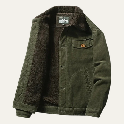 Men's Corduroy Winter Jacket Warm