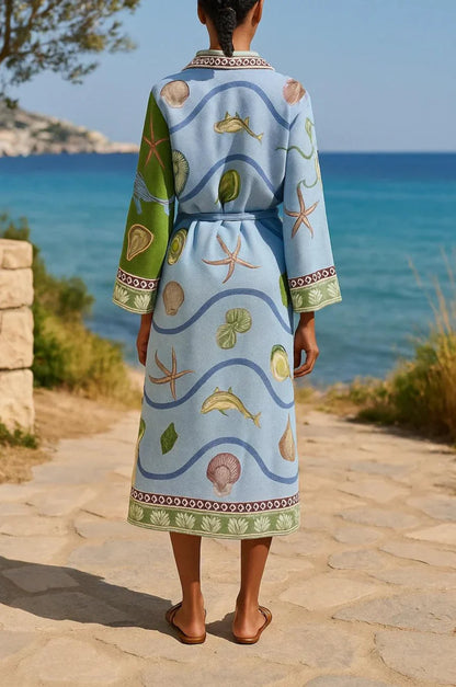 Casual Floral Waist Dress