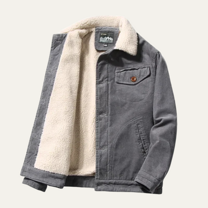 Men's Corduroy Winter Jacket Warm