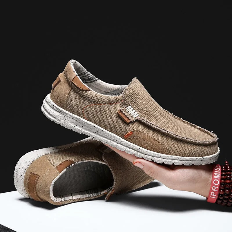 Men's Slip On Moc Toe Shoes