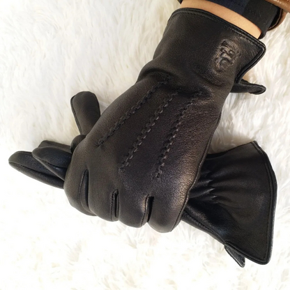 Men's Leather Winter Gloves