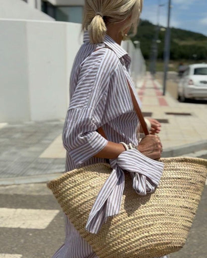 Classic Stripe Shift Dress