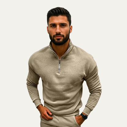 San Marino Men's Quarter Zip Sweater Casual