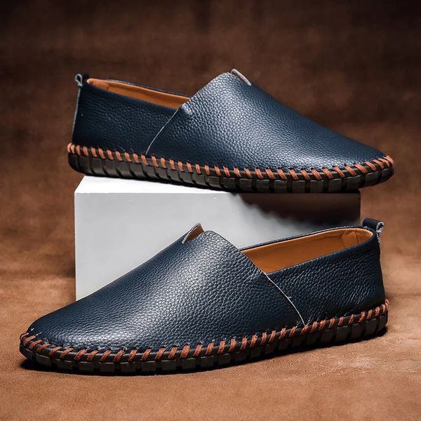 Daniel Men's Faux Leather Loafers Comfortable - VibreMode