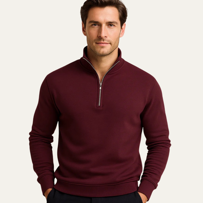 San Marino Men's Quarter Zip Sweater Casual