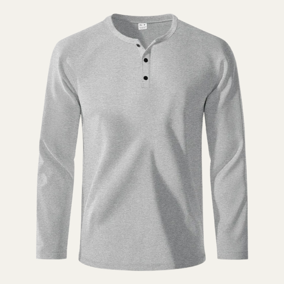 Men's Thermal Waffle Henley Shirt