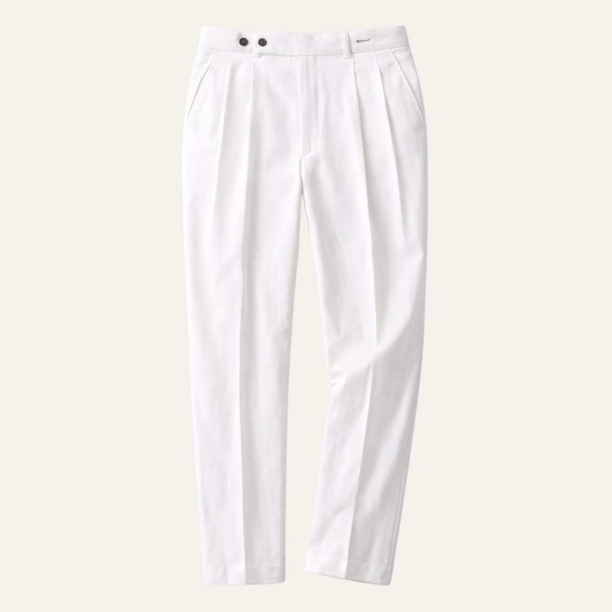 Men's Linen High Waist Dress Pants - VibreMode