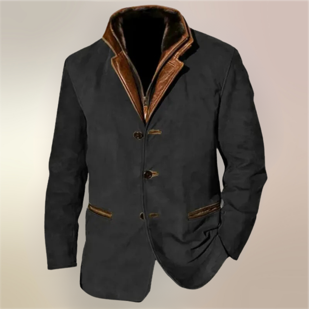 Men's Vintage Style Leather Jacket