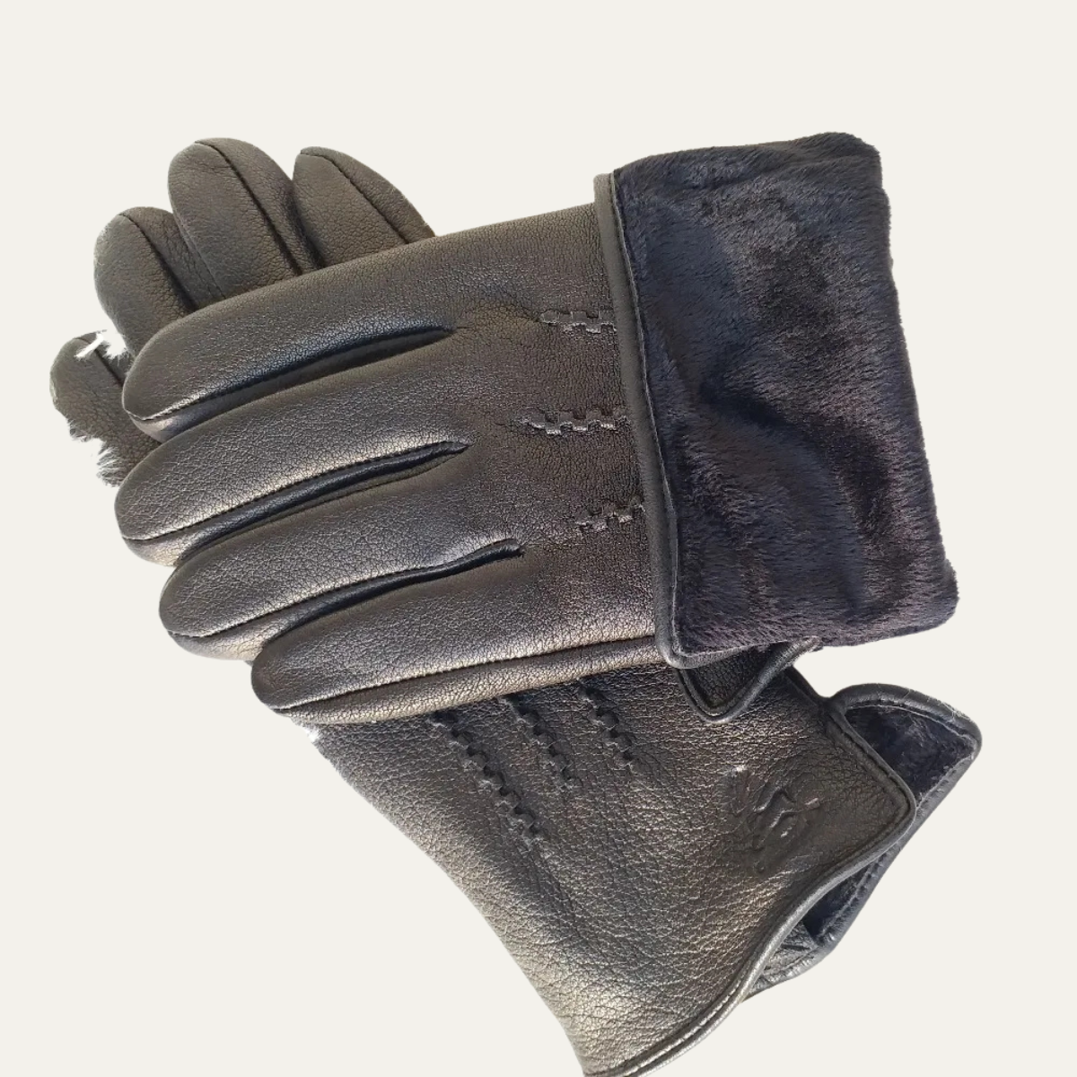 Men's Leather Winter Gloves