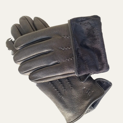 Men's Leather Winter Gloves