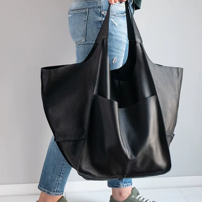 Women's Leather Oversized Tote Bag