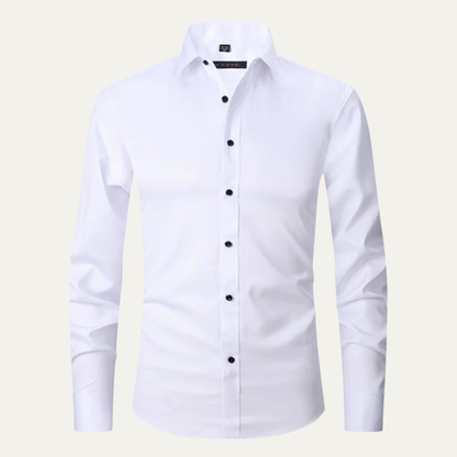 Men's Classic Formal Dress Shirt Button Up