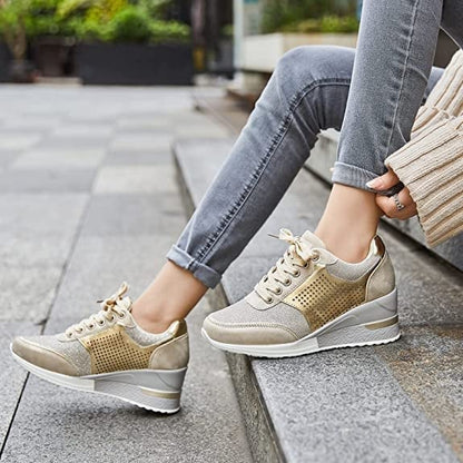 Women's Wedge Sneakers Elevated
