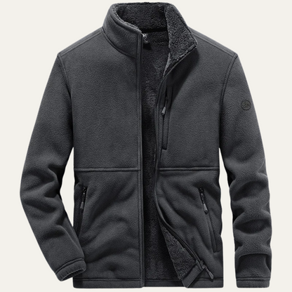 Men's Fleece Zip Jacket With Pockets