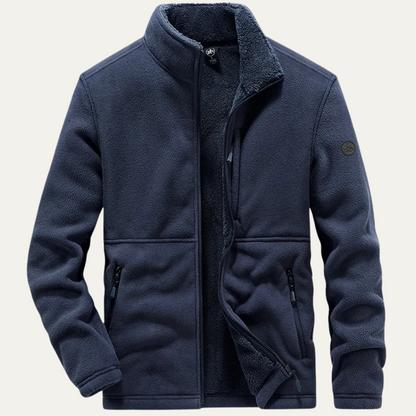 Men's Fleece Zip Jacket With Pockets