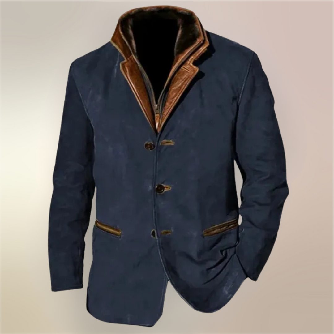 Men's Vintage Style Leather Jacket