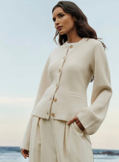 Women's Long Sleeve Flare Sweater Cozy Knit