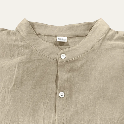 Mens Casual Linen Shirt And Pants Set