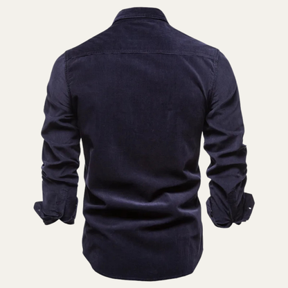 Men's Slim Fit Corduroy Shirt