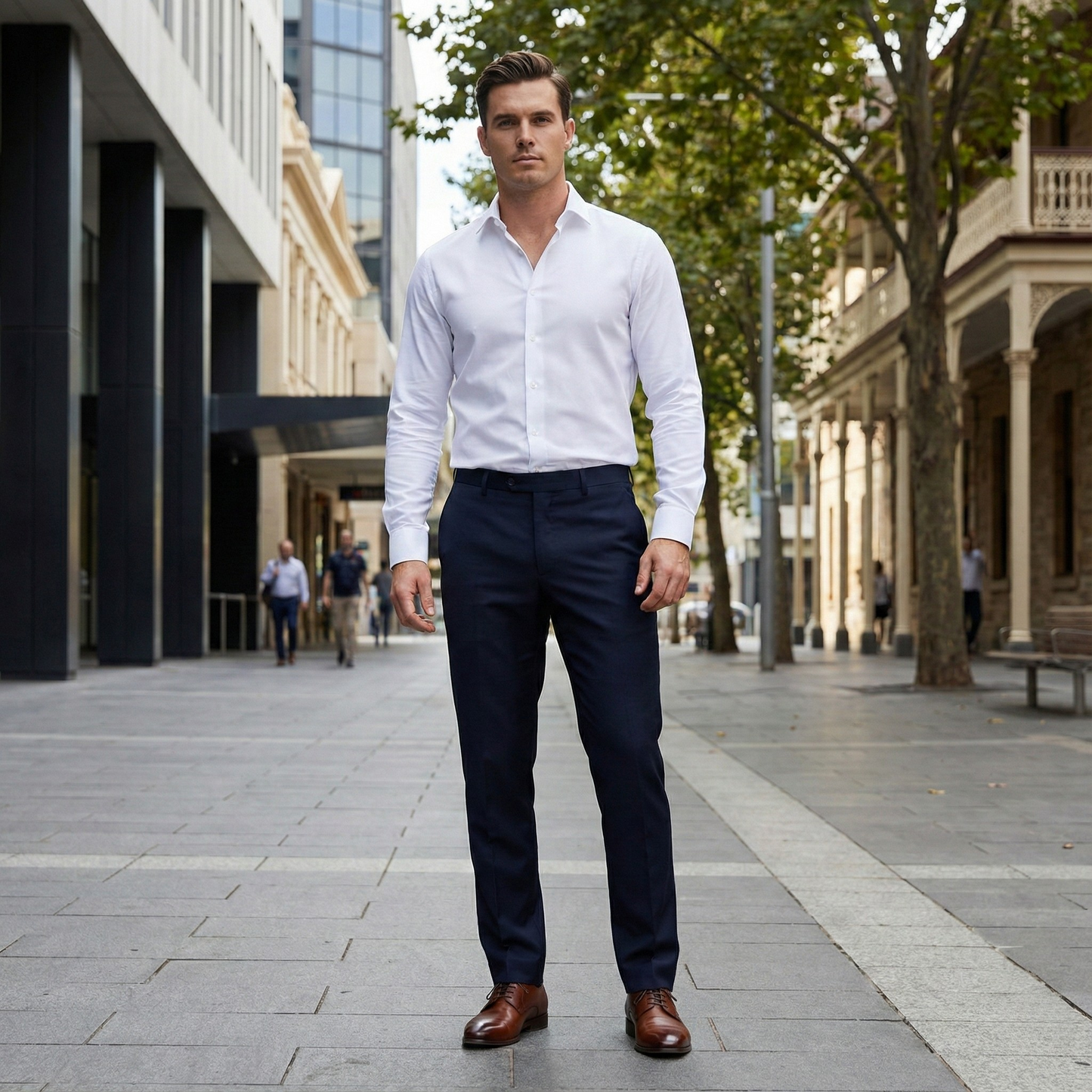 Men's Wrinkle-Resistant Dress Shirt