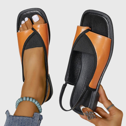 Stylish Block Heel Women's Slip On Sandals