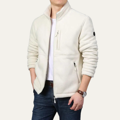 Men's Fleece Zip Jacket With Pockets