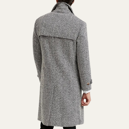 Men's Wool Blend Double Breasted Coat