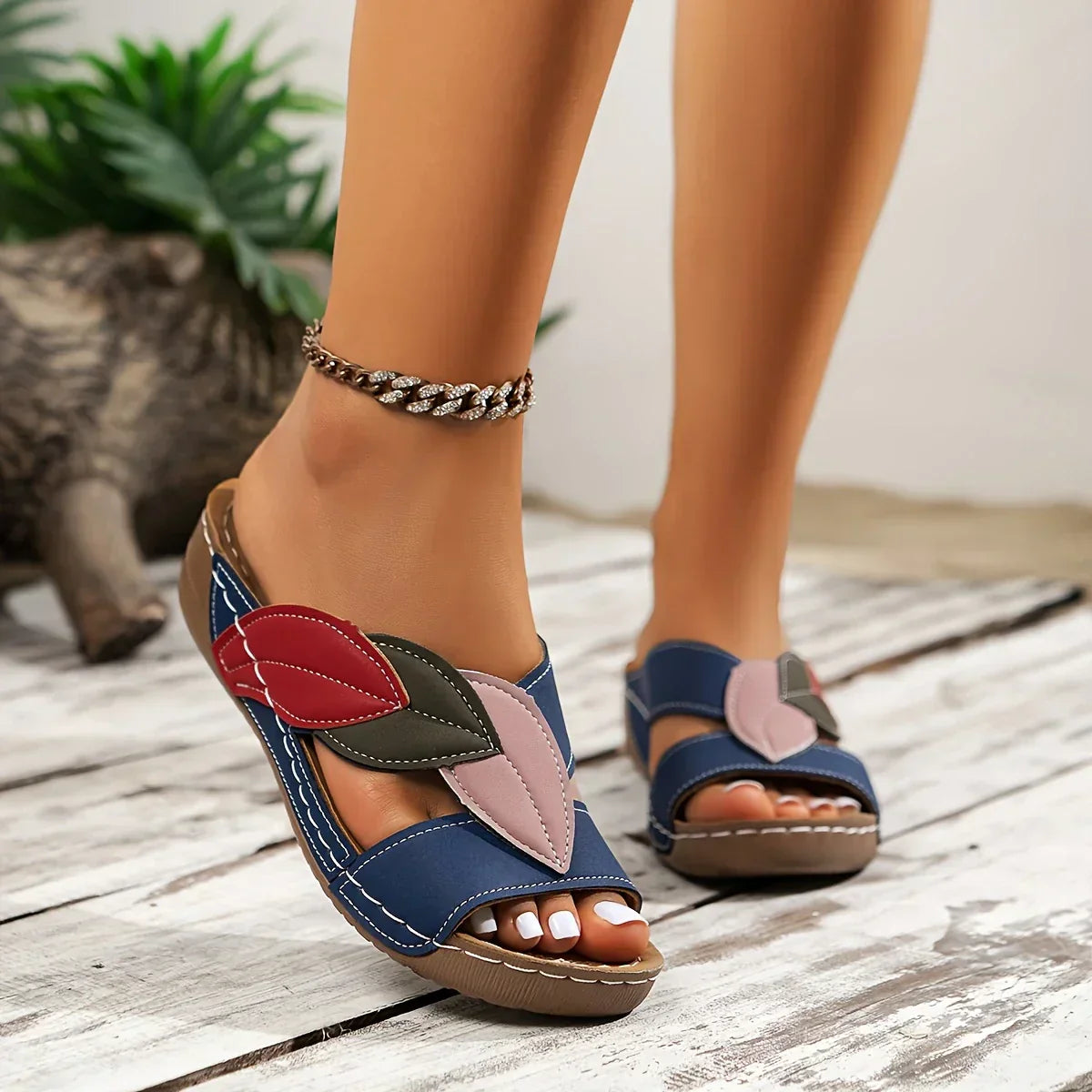 Fashionable Block Heel Open Toe Women's Sandals