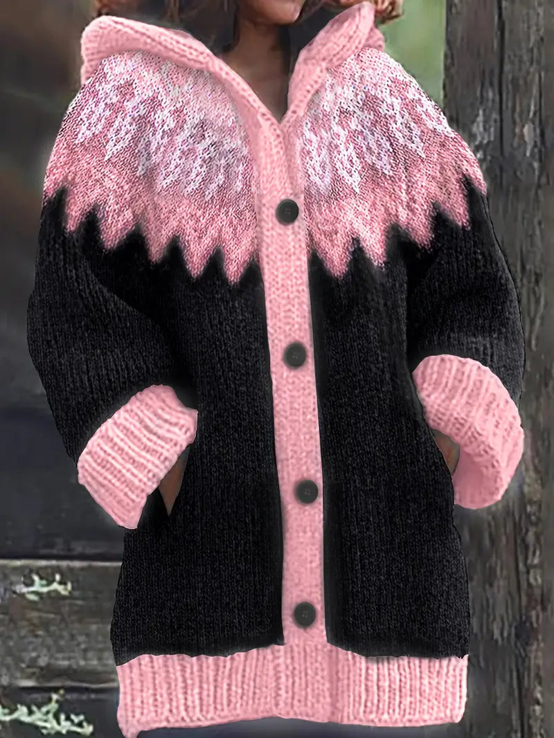 Relaxed Fit Hoodie Sweater Cardigan
