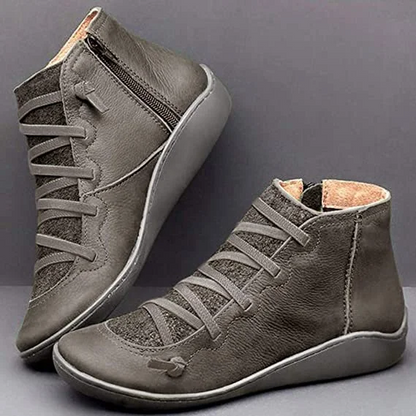 Women's Ankle Boots Comfortable Leather Black