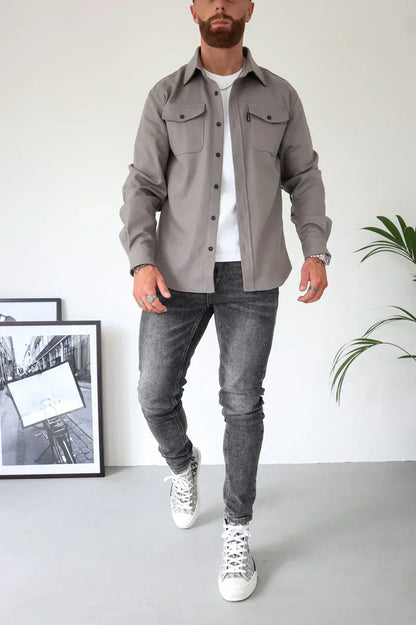 Elijah Men's Casual Overshirt