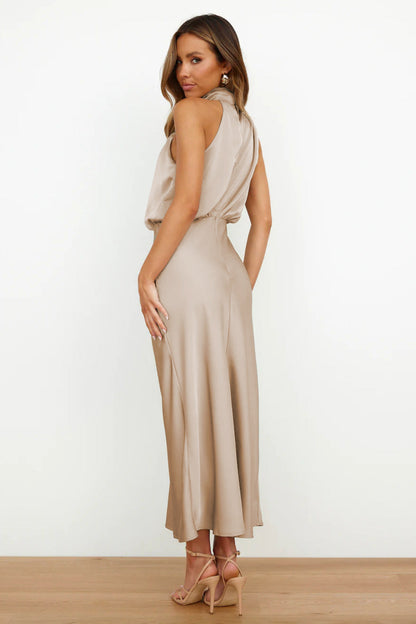 Luxurious Satin Evening Gown