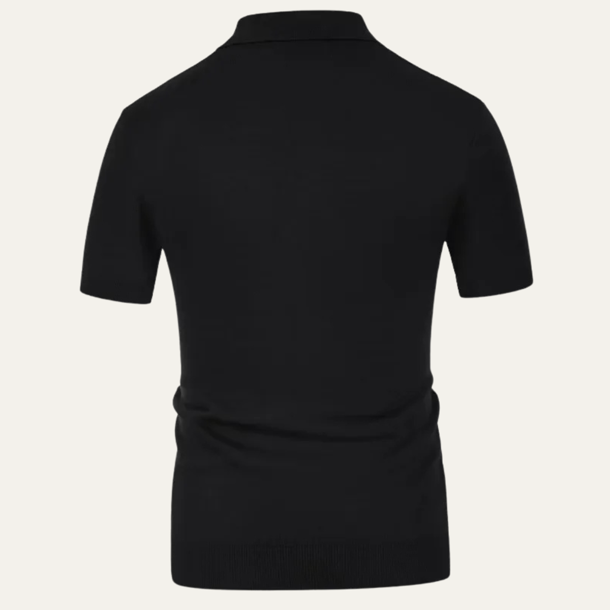 Amarone Men's Polo Shirt Contrast Pattern Knit