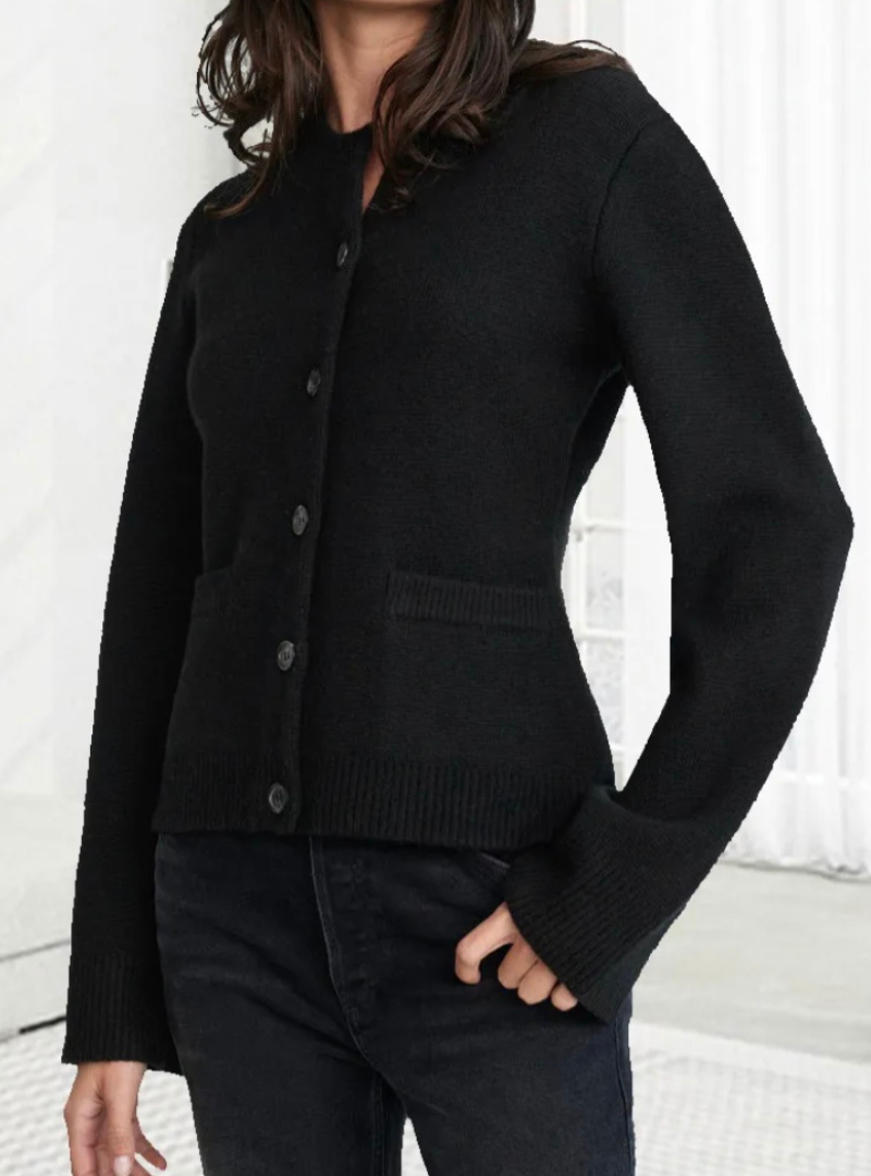 Women's Long Sleeve Flare Sweater Cozy Knit