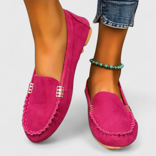 Luxurious Suede Slip On Flat Women's Loafers Shoes - VibreMode