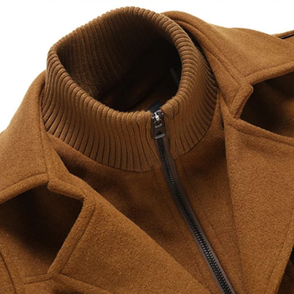 Ellendale Men's Wool Blend Long Overcoat