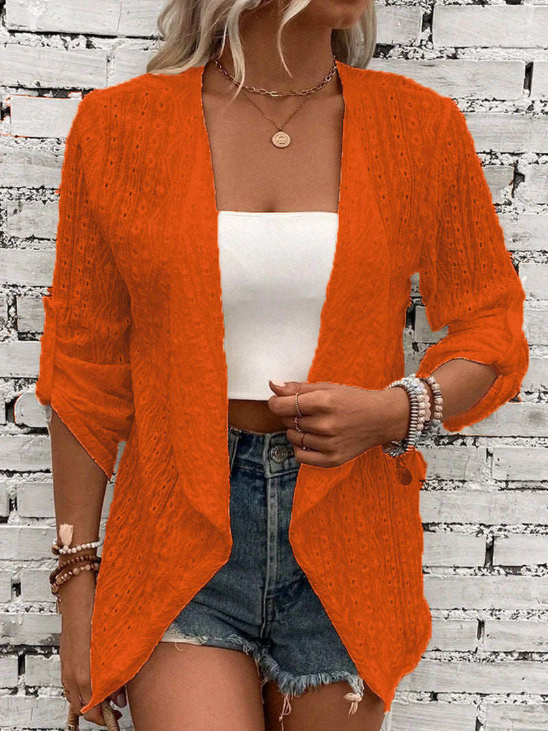 Women's Relaxed Fit Crochet Cardigan