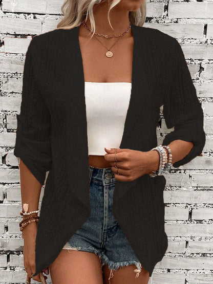 Women's Relaxed Fit Crochet Cardigan